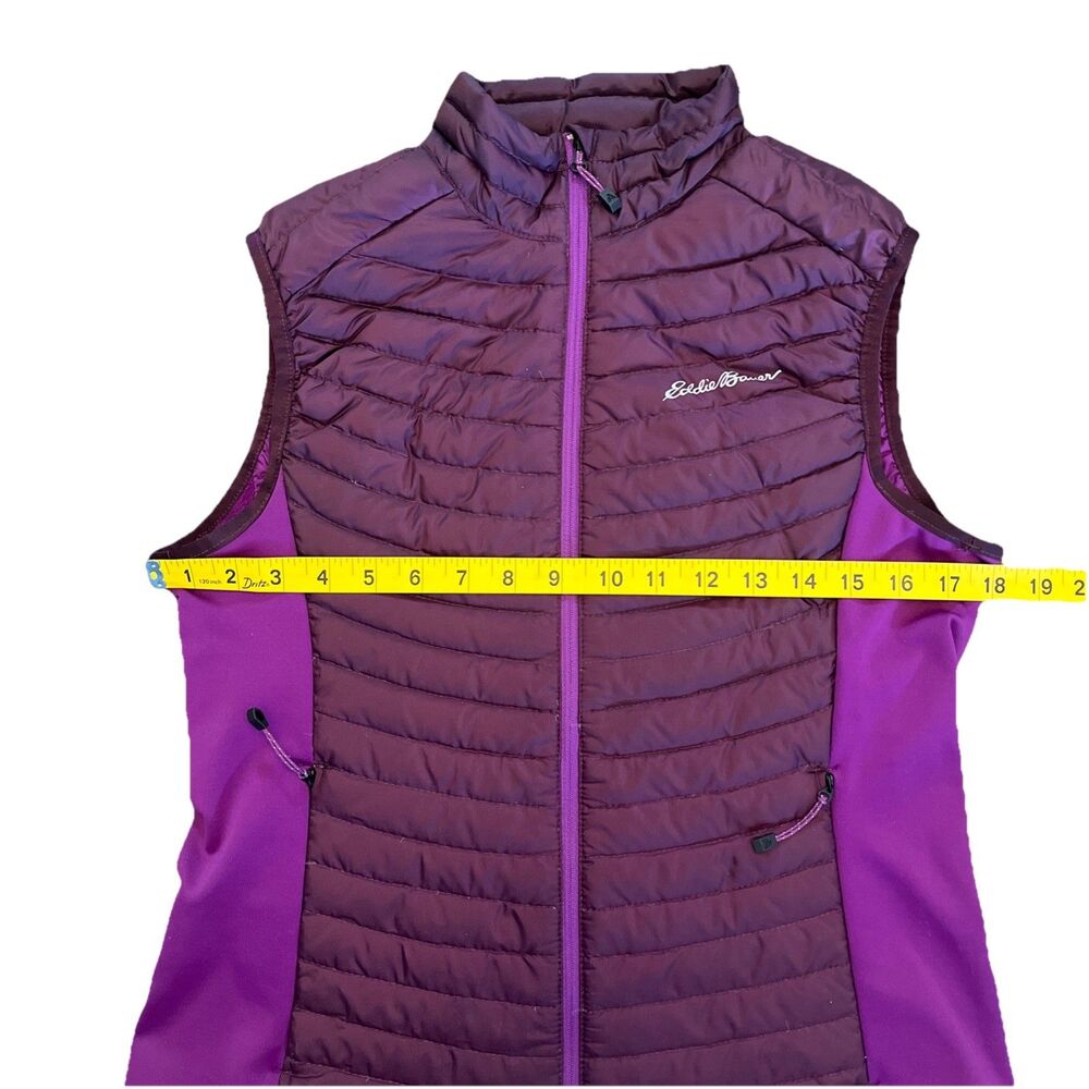 Eddie Bauer First Ascent Womens Size Small Down 800 Stormdown Purple Puffer Vest - Picture 8 of 9